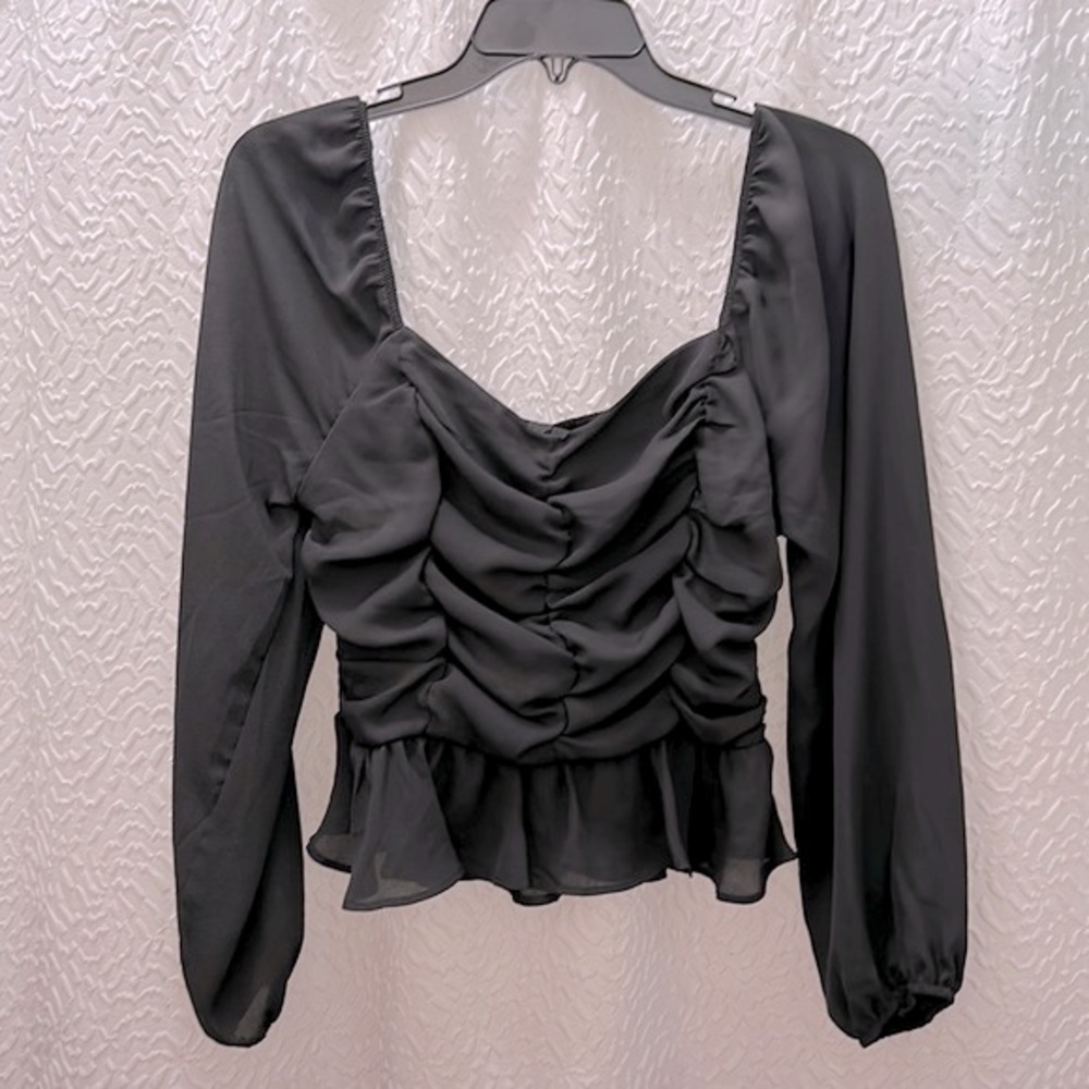 Shinestar Ruched Top
